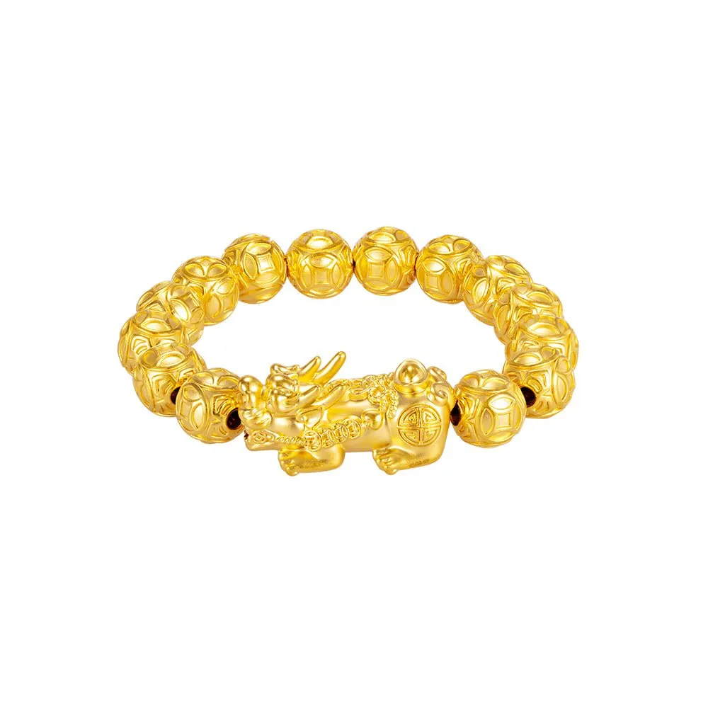 999 Gold Celestial Pixiu(貔貅) Wealth Bracelet