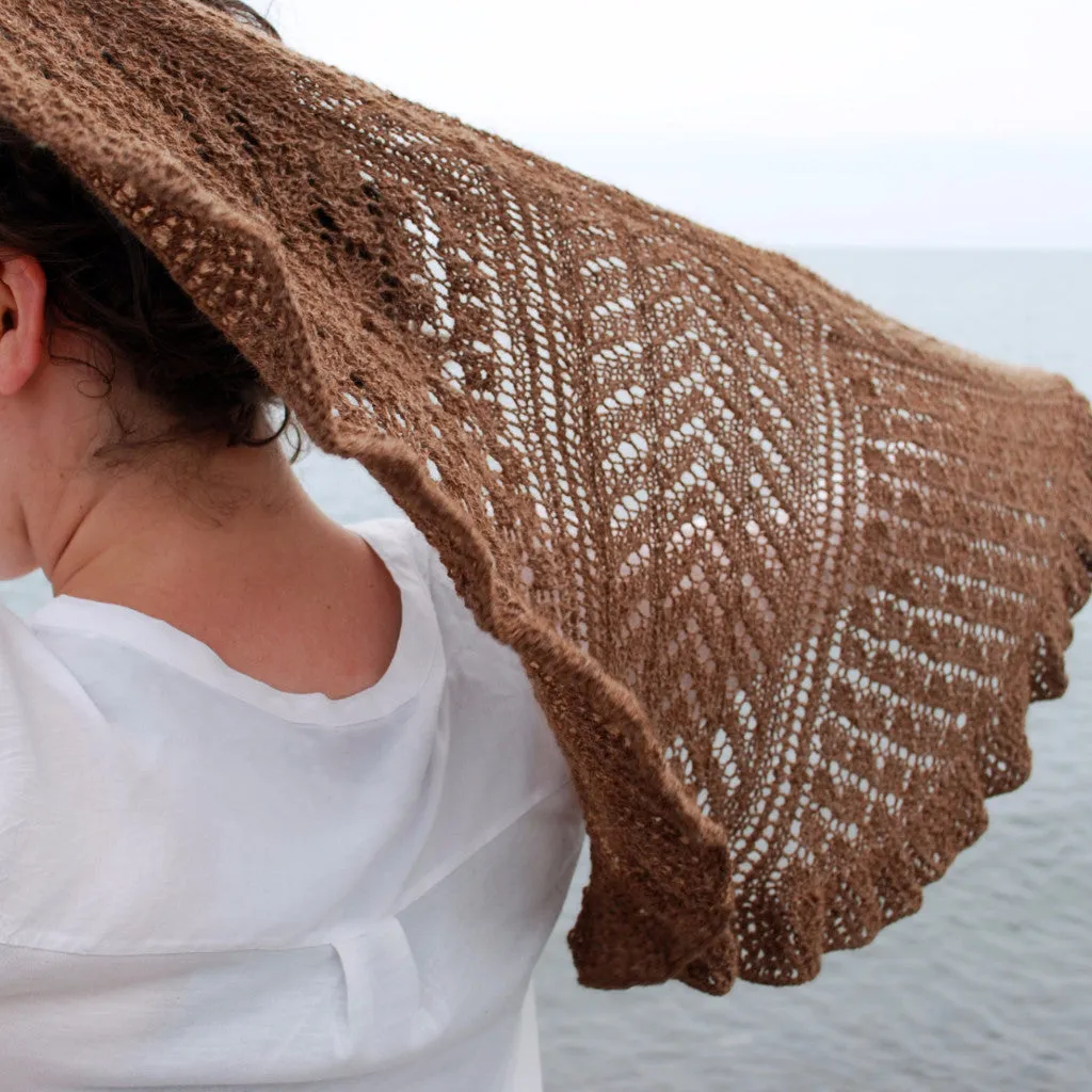 Aerie Shawlette Pattern (PDF) by Phibersmith Designs