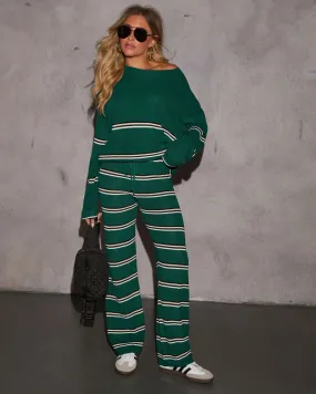 All You Need Striped Knit Pants