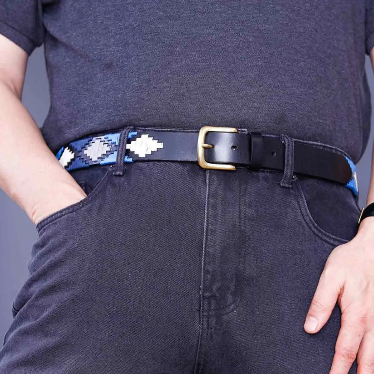 ArdMoor Polo Belt - Navy/Blue/White