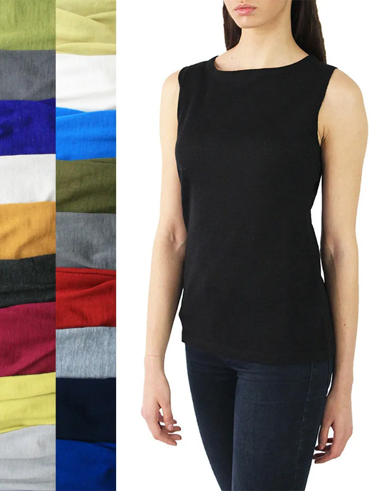 Baby Alpaca Lightweight Knit Tank Top