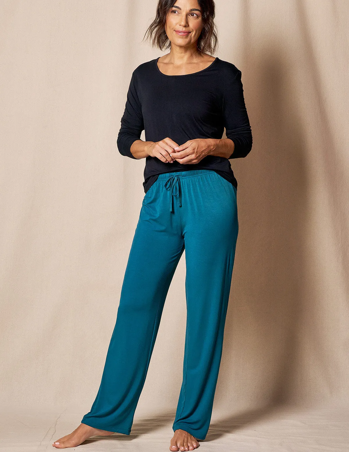 Bamboo Sleep Pants - Deep Jade