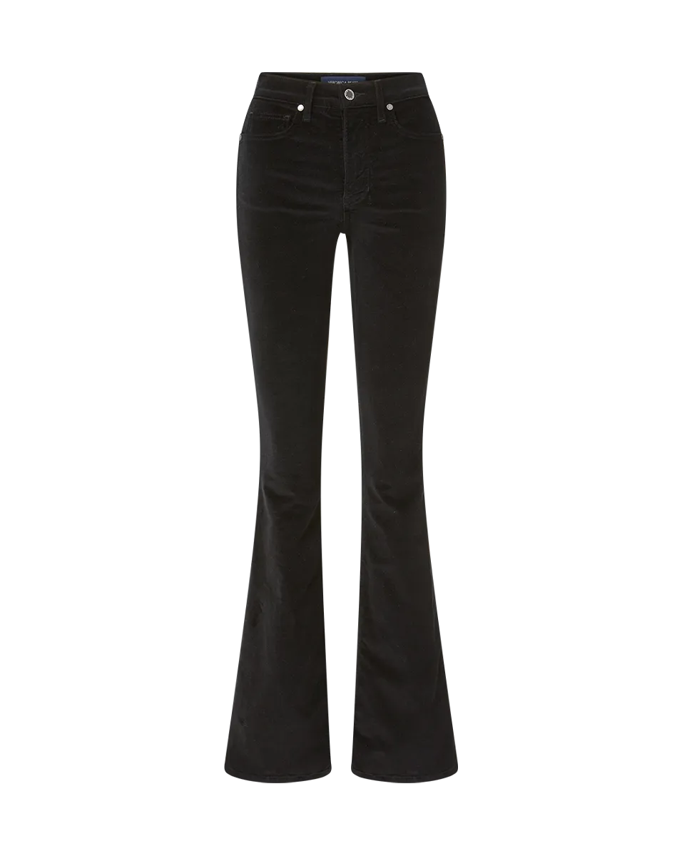 Beverly Velvet Skinny-Flare Jean