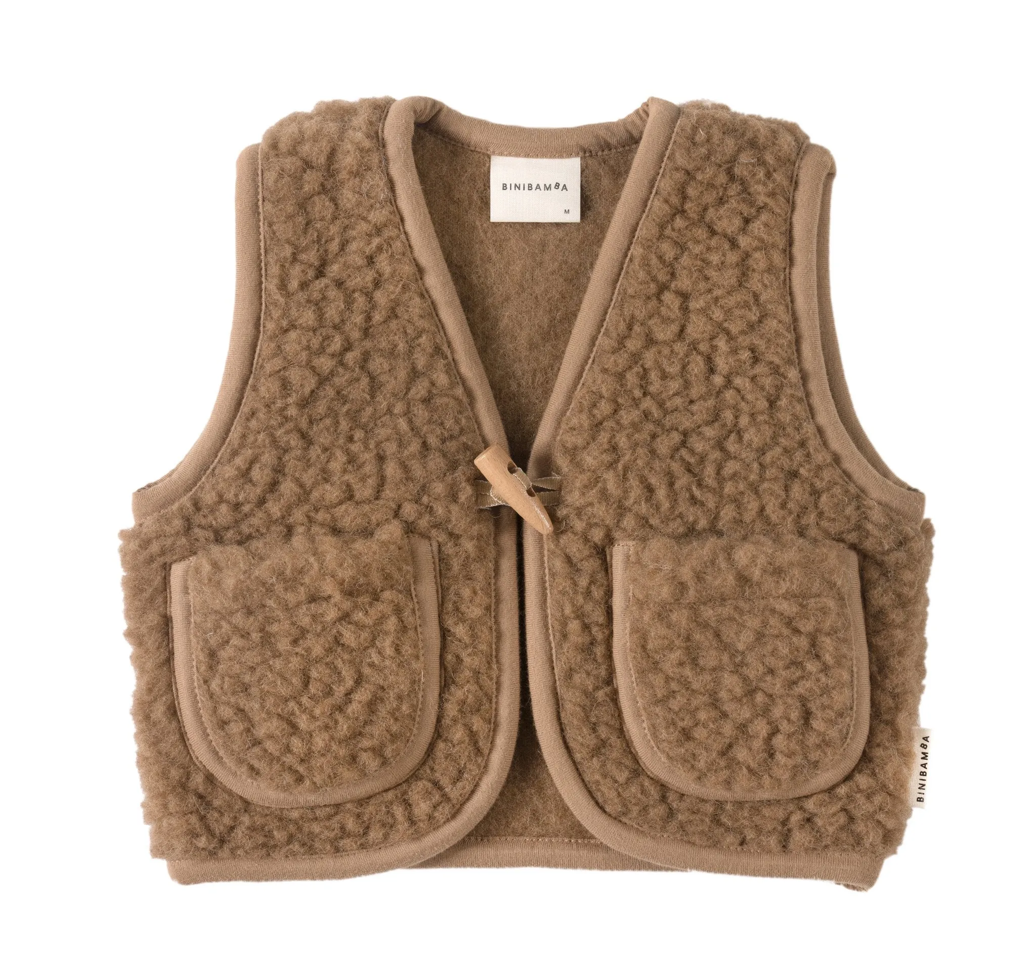 Binibamba Merino Wool Gilet Bruno