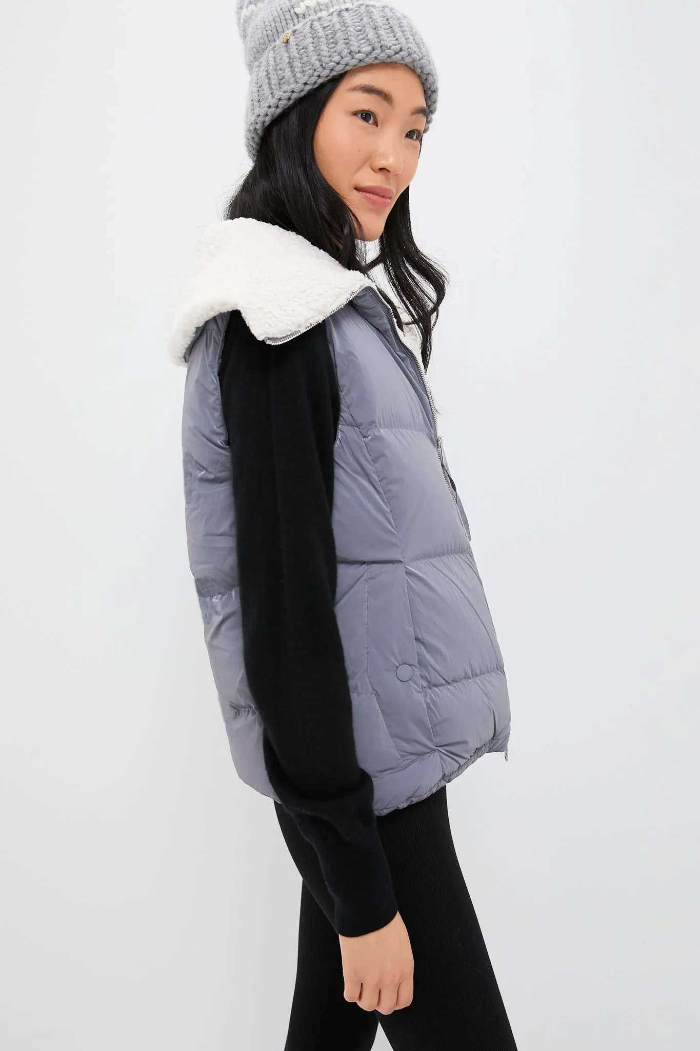 Blue Wind Sherpa-Lined Brock Puffer Gilet