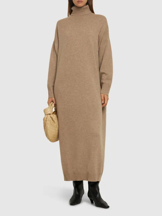 Brunello Cucinelli   Cashmere turtleneck midi dress 