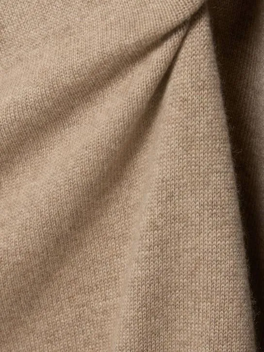 Brunello Cucinelli   Cashmere turtleneck midi dress 