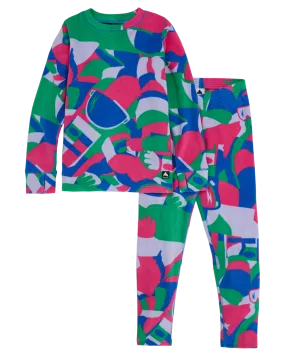 Burton Kids' Fleece Base Layer Set - Multi Cosmoblock