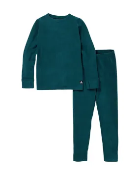 Burton Kids' Heavyweight Fleece Set Deep Emerald 2025