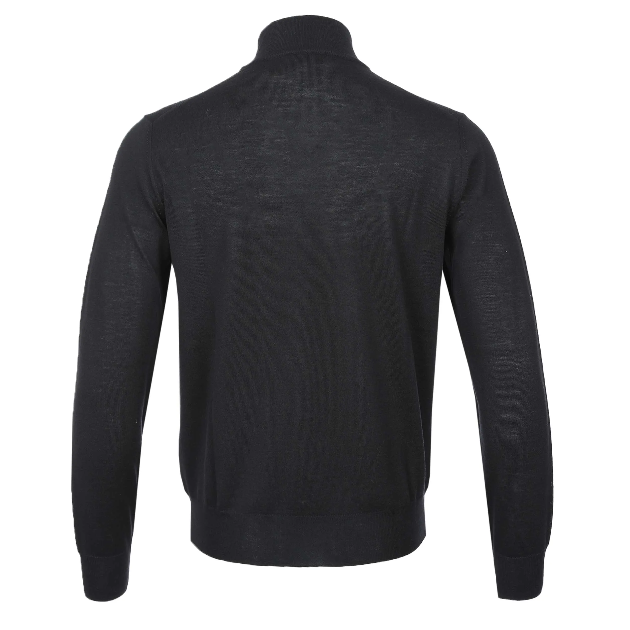 Canali 1/4 Zip Knitwear in Black