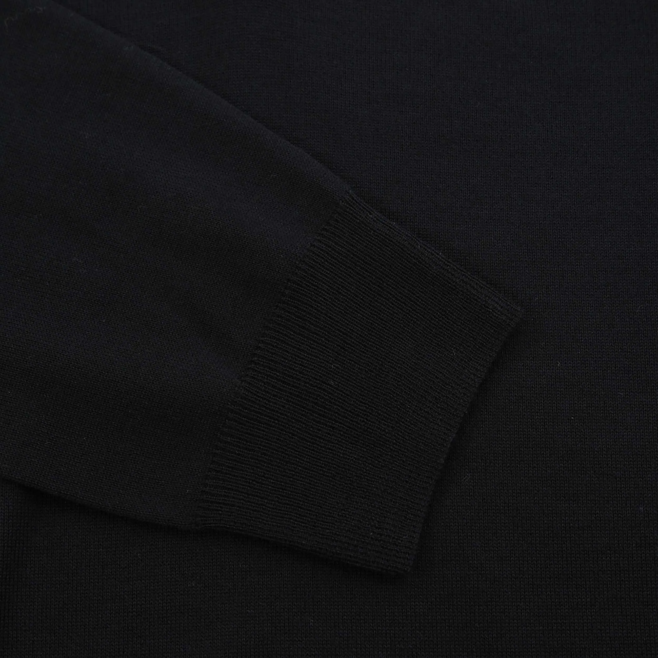 Canali 1/4 Zip Knitwear in Black