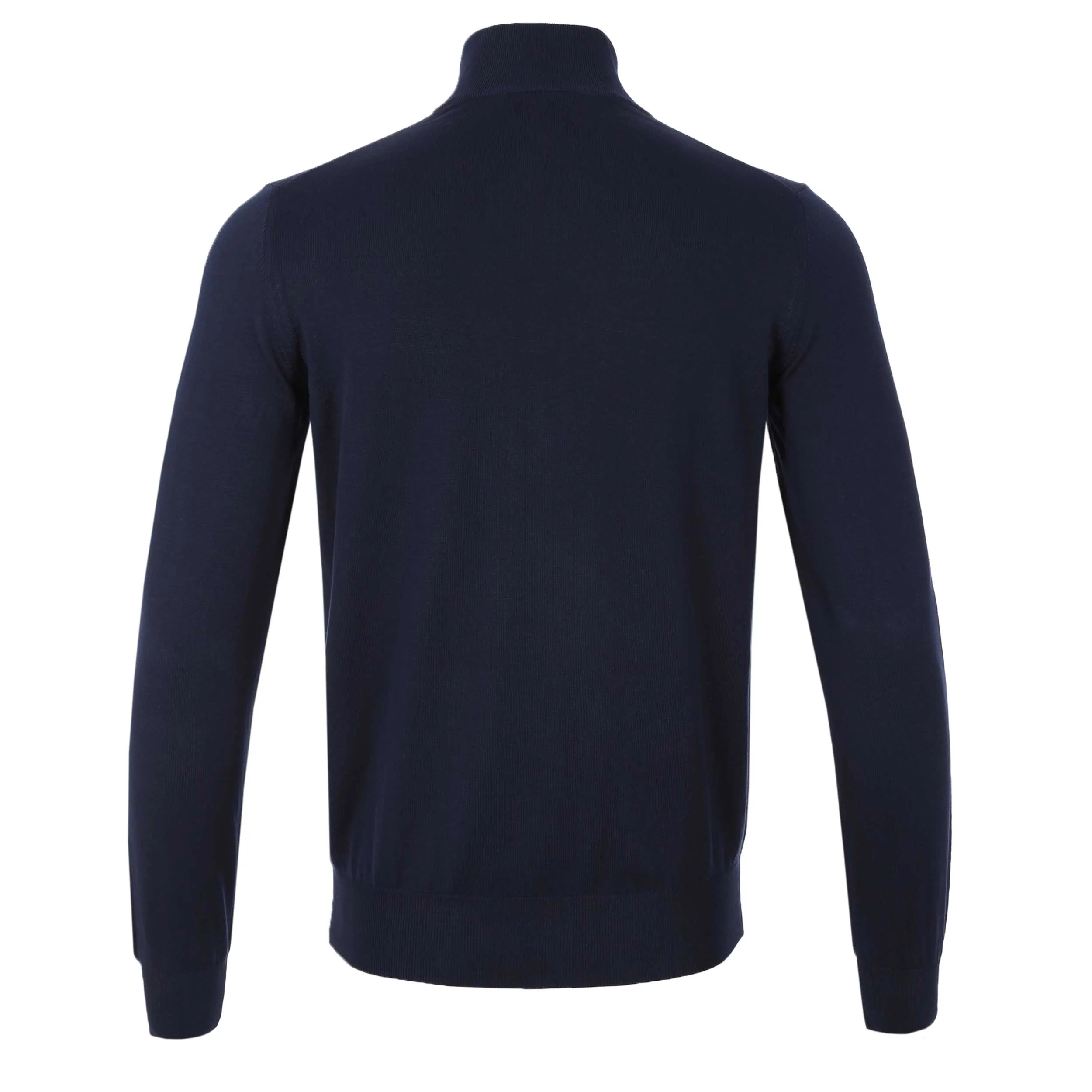 Canali 1/4 Zip Knitwear in Navy