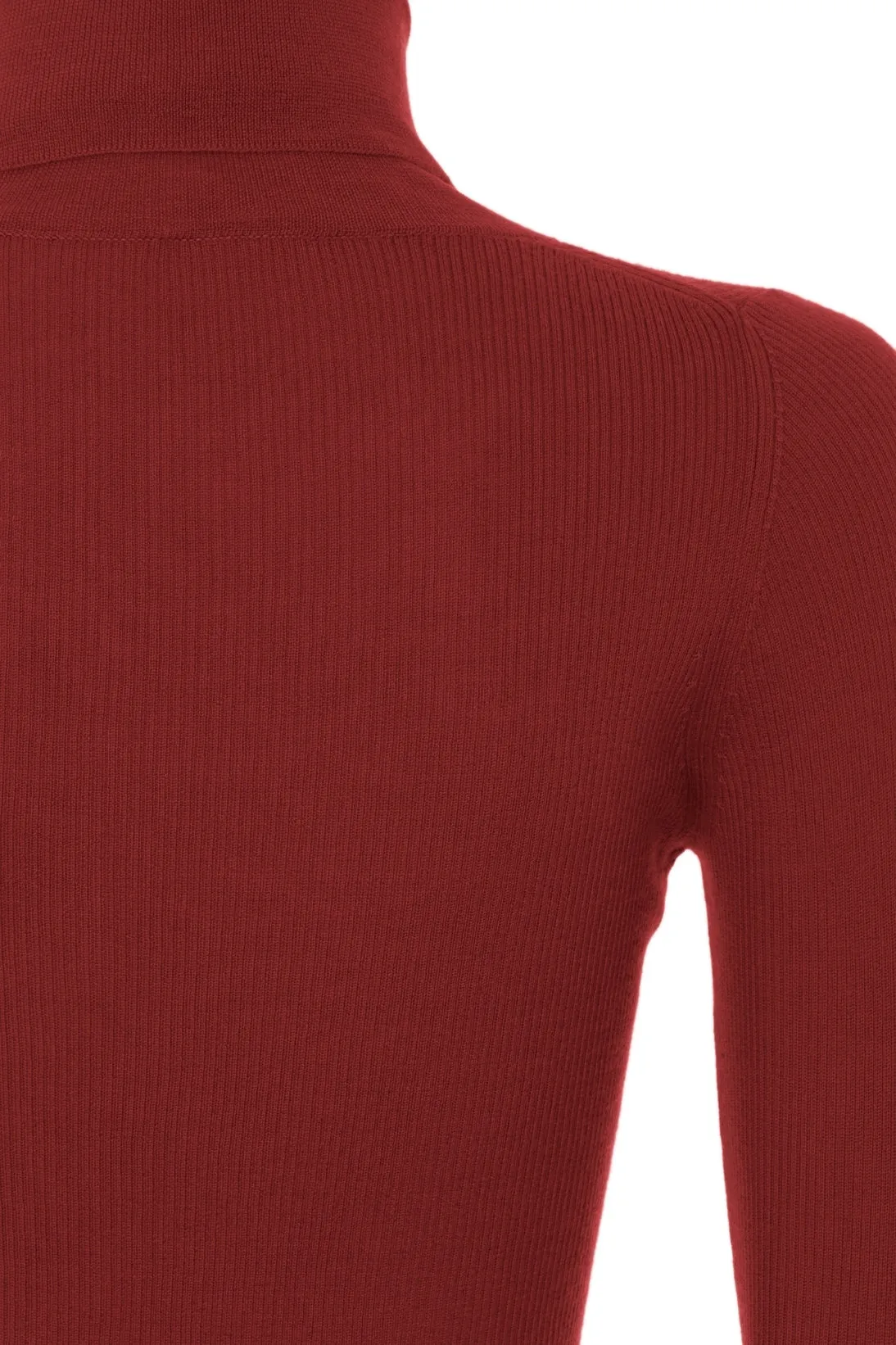 CASHMERE RIBBED TURTLENECK