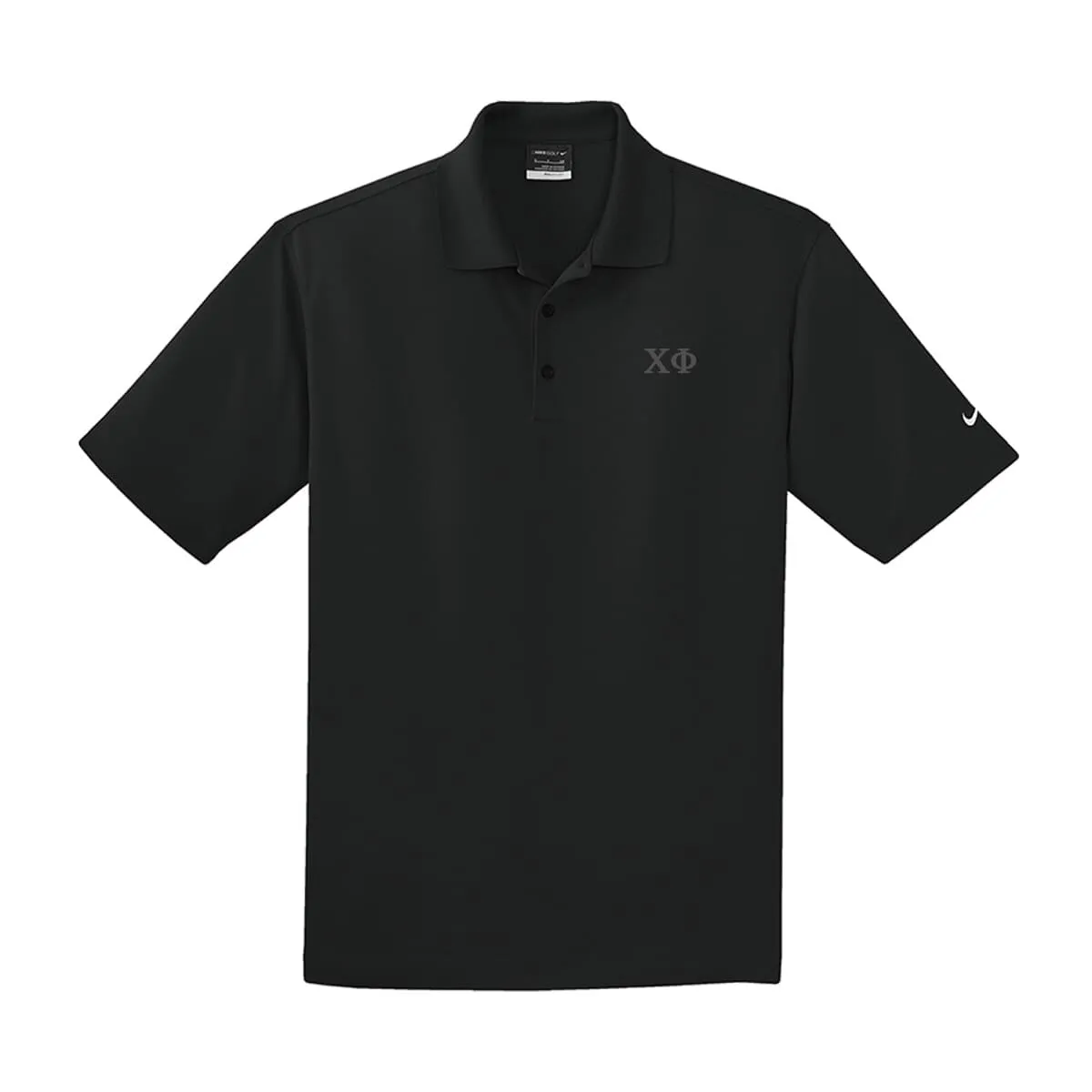 Chi Phi Black Nike Performance Polo