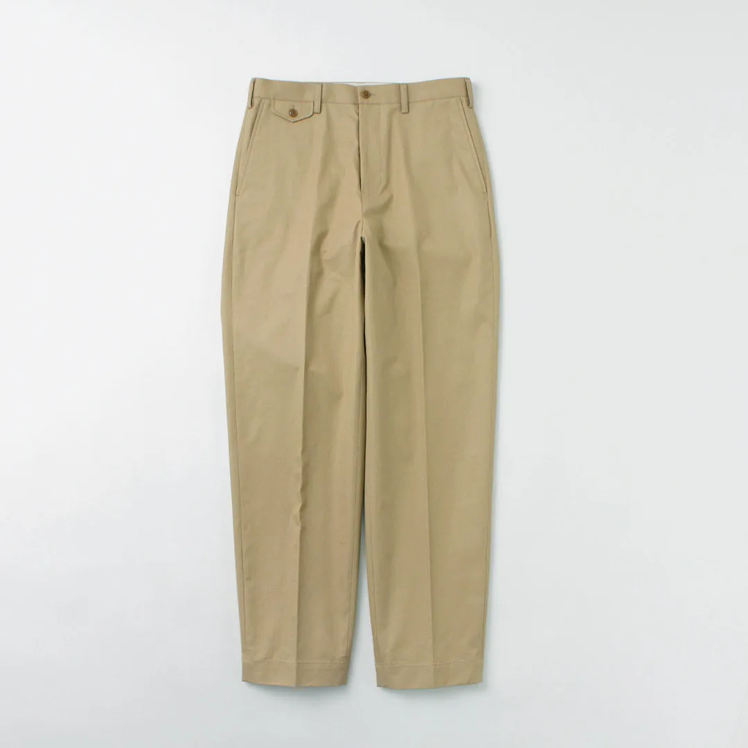 D.C.WHITE / High Density tapered pants