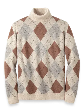 Donegal Turtleneck Sweater - Ivory Multi