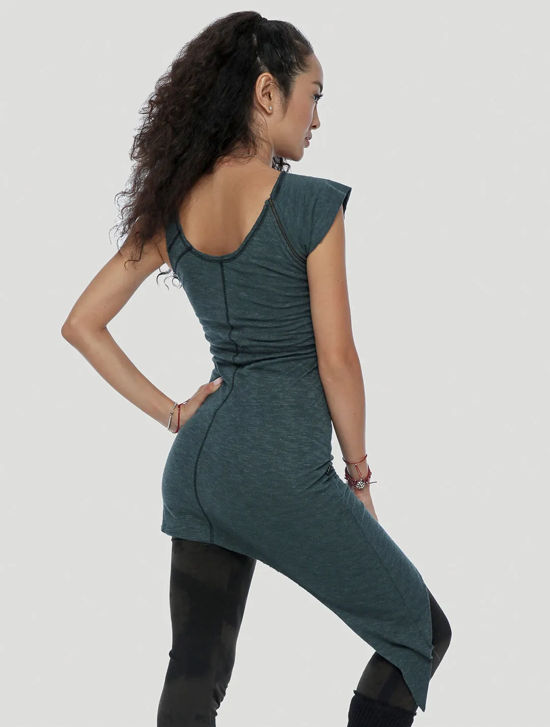 Eka Zip Asymmetrical Tunic