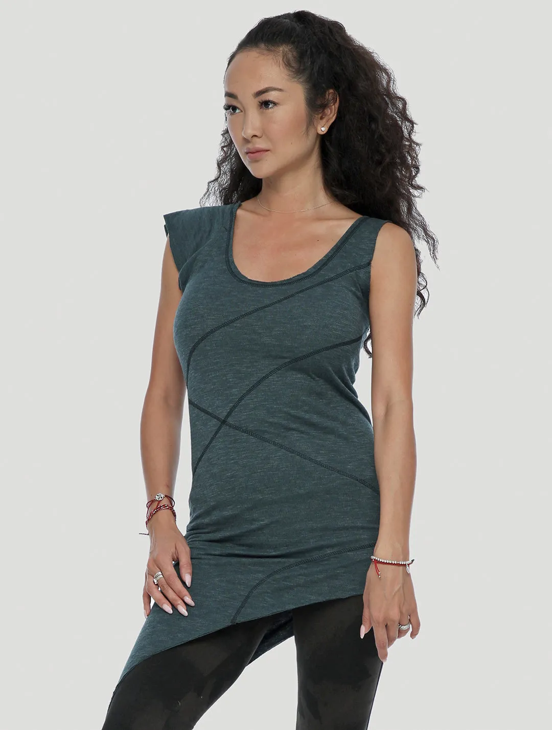 Eka Zip Asymmetrical Tunic