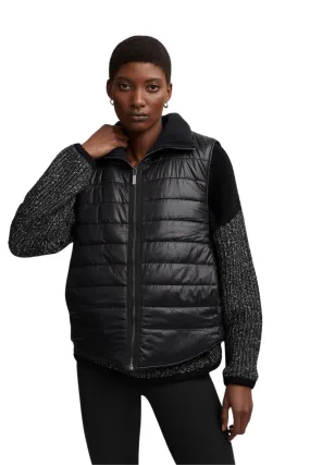 Ellis Reversible Quilt Gilet, Black