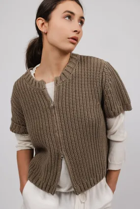 Erin Zip Front Knit