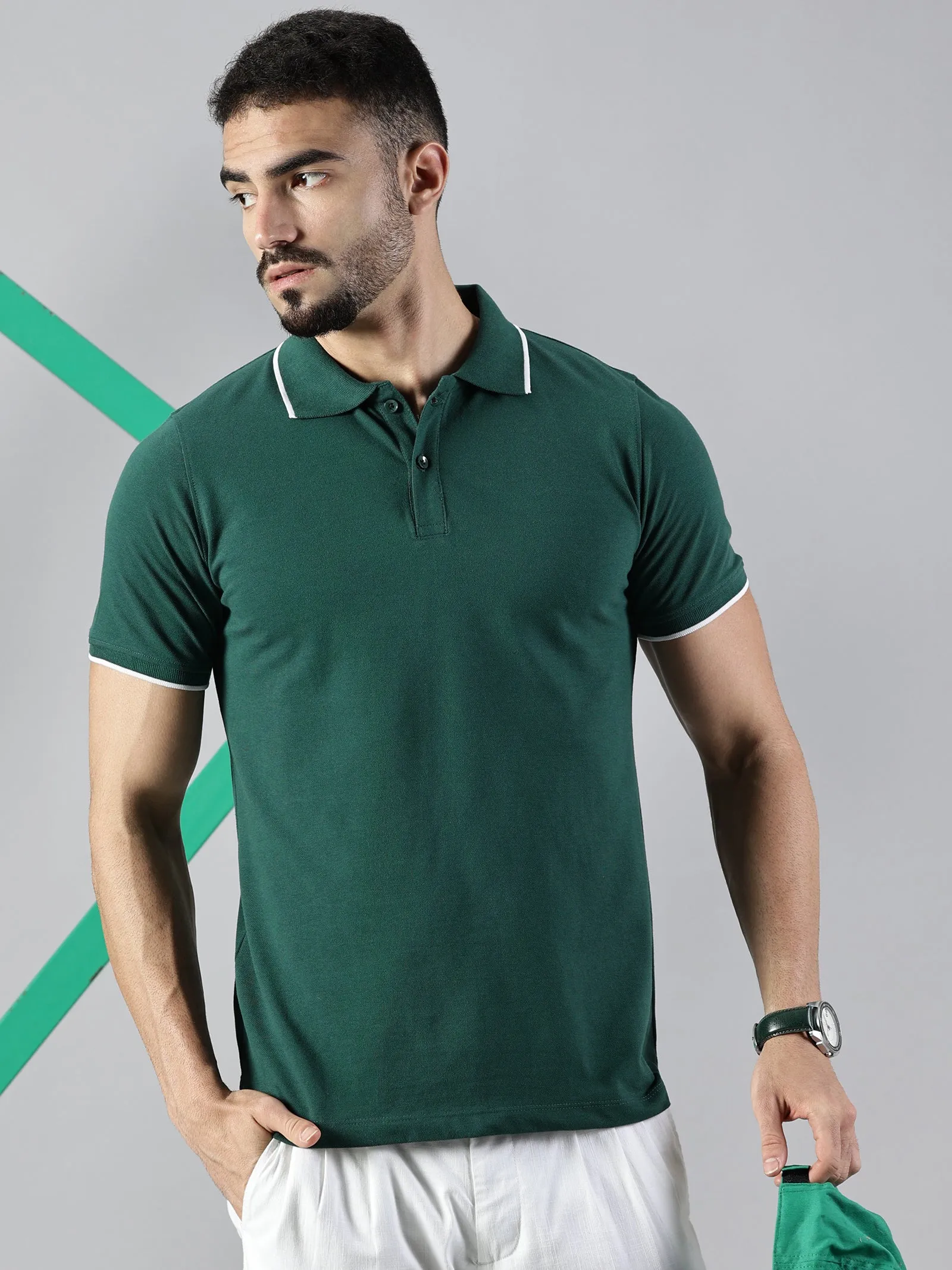 Everyday Green Polo T-Shirt