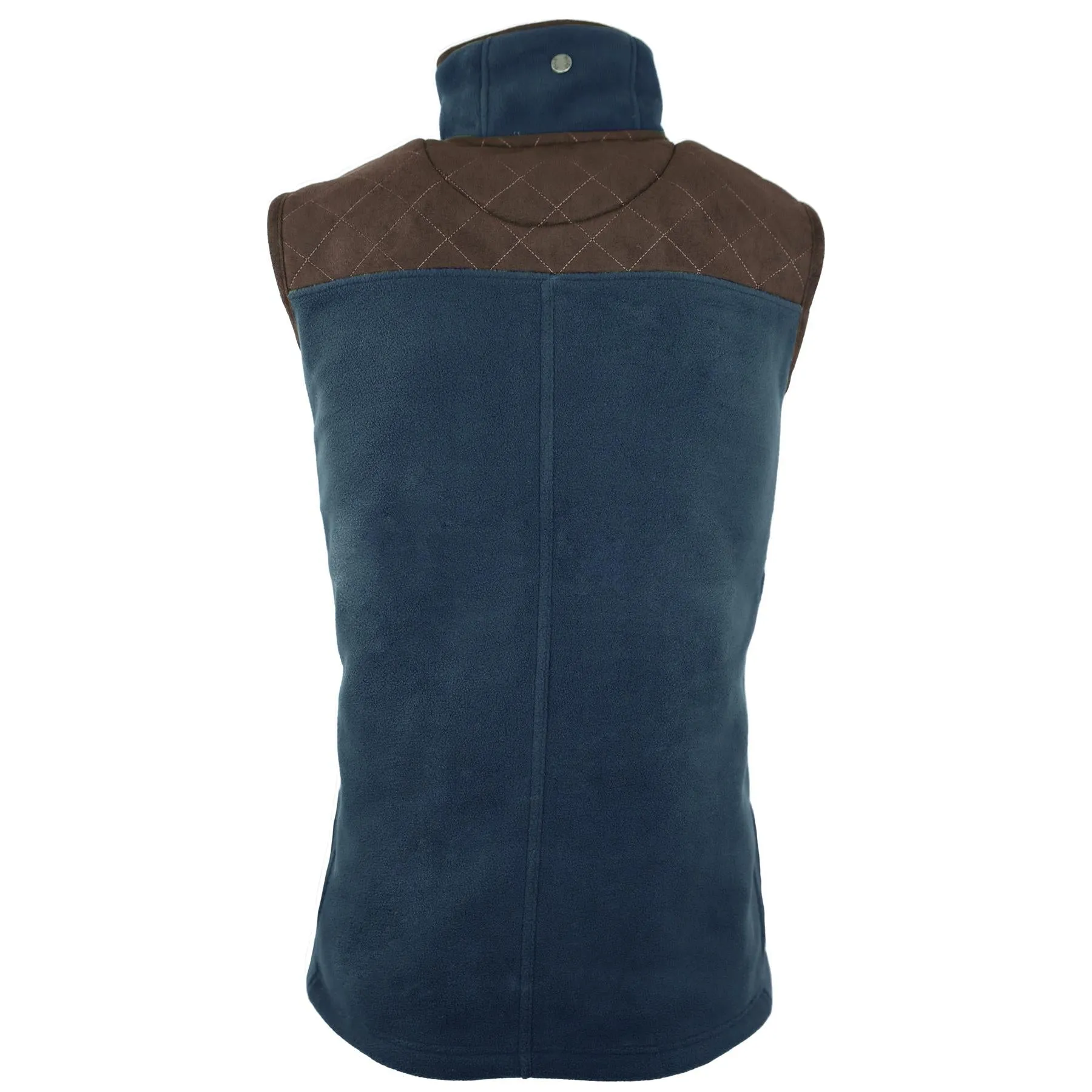 Hazy Blue Denton II Mens Fleece Gilet