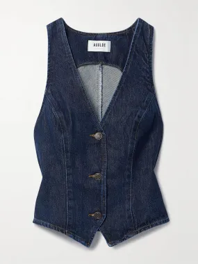 Heller recycled denim vest