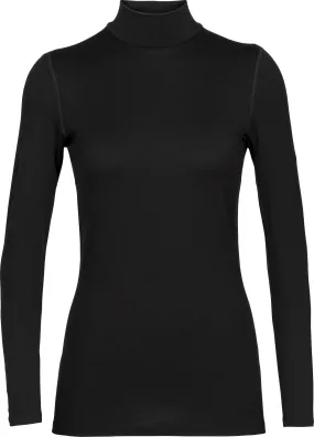 Icebreaker Women&#x27;s 260 Tech Long Sleeve Turtleneck Black | Buy Icebreaker Women&#x27;s 260 Tech Long Sleeve Turtleneck Black here | Outnorth