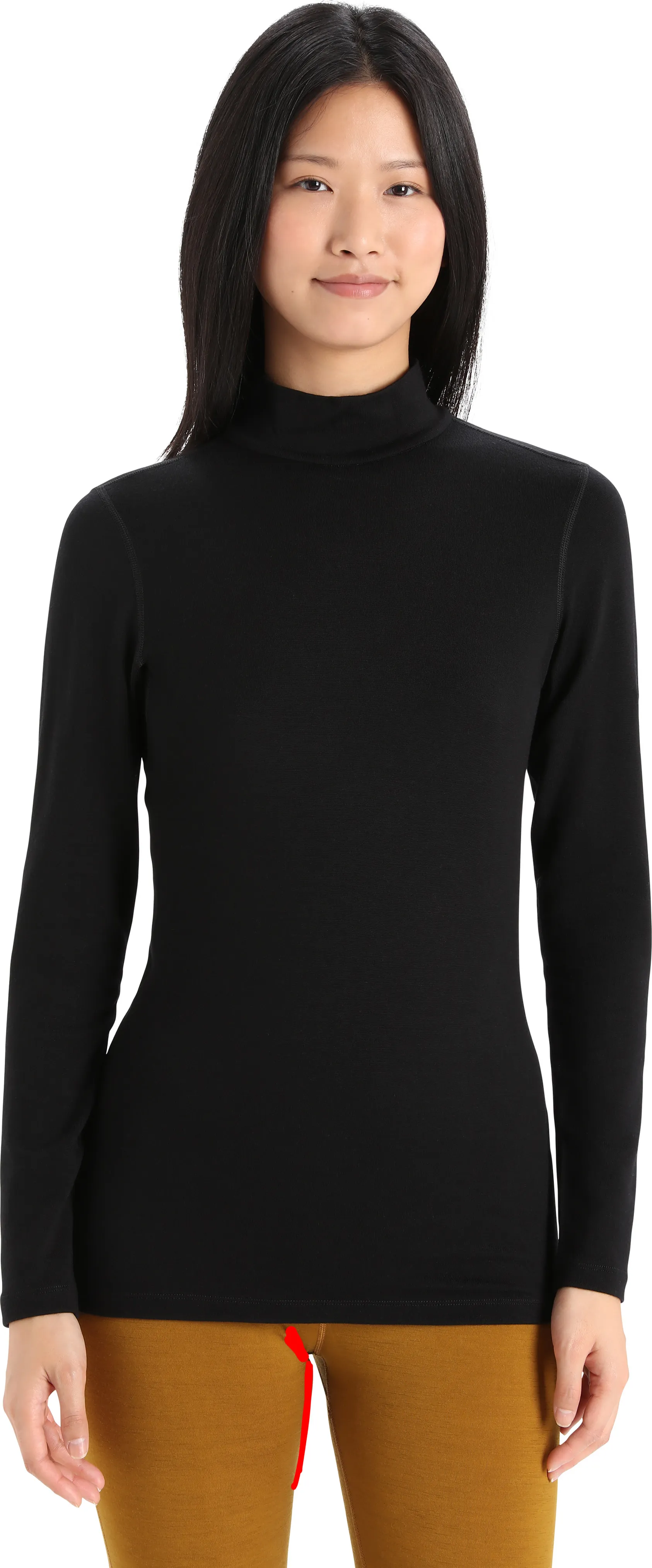 Icebreaker Women&#x27;s 260 Tech Long Sleeve Turtleneck Black | Buy Icebreaker Women&#x27;s 260 Tech Long Sleeve Turtleneck Black here | Outnorth