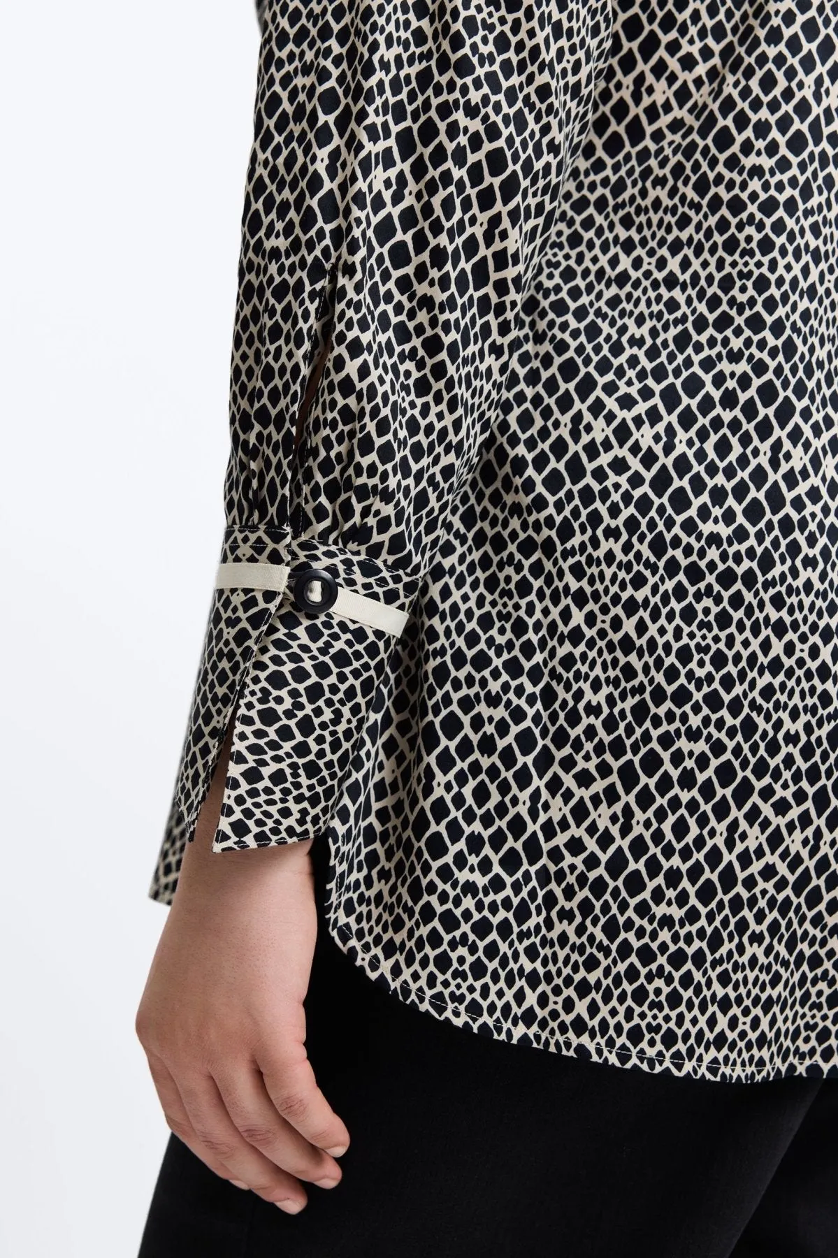 Iris Plus Abstract Snakeskin Tunic