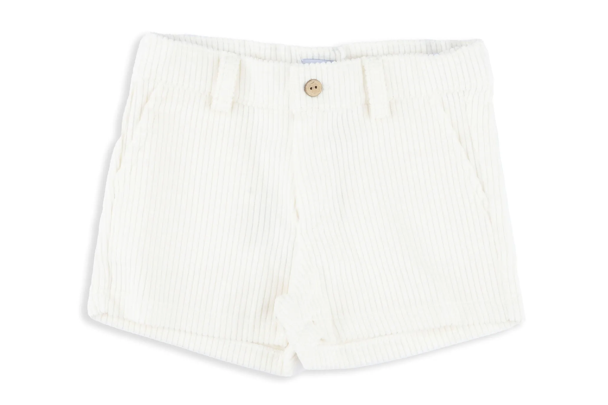 Ivory Corduroy Boys Shorts