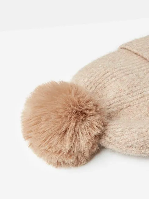 Joules Effie Bobble Hat - Camel