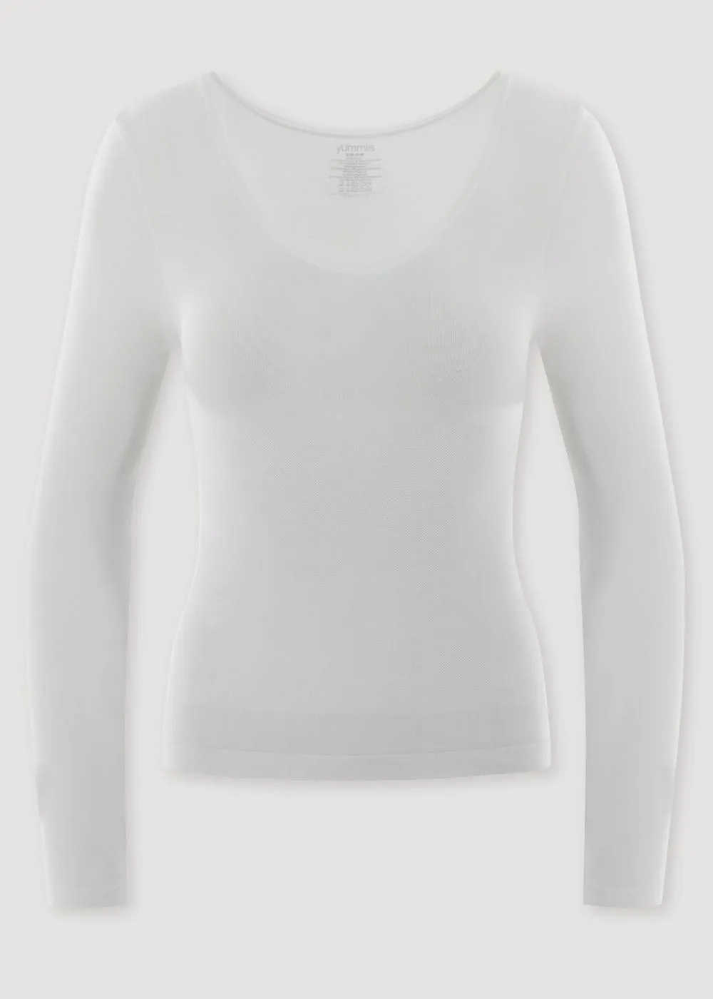 Karlie Long Sleeve Shaping Top - Cotton Seamless