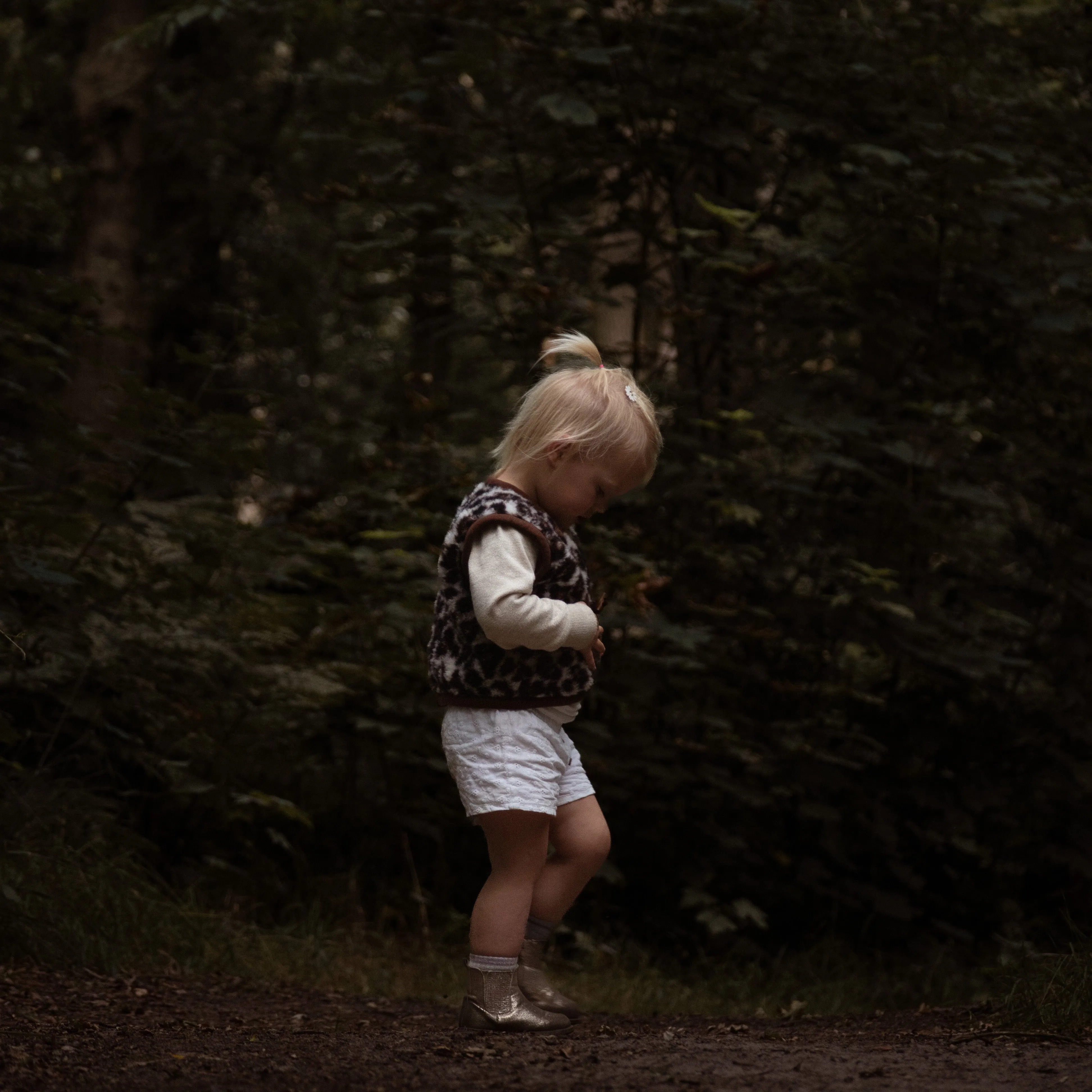 Leopard Woollen Kids Gilet