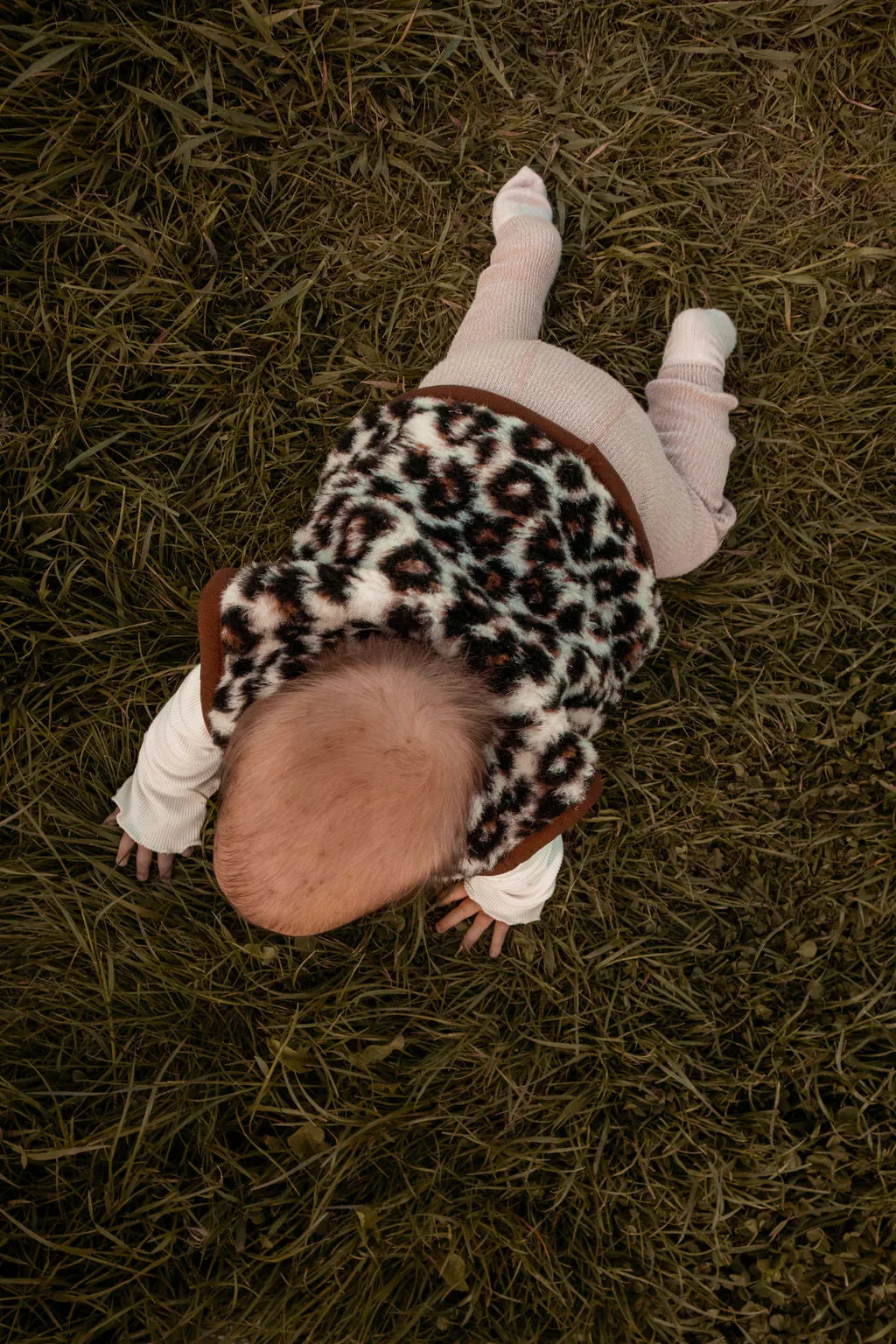 Leopard Woollen Kids Gilet