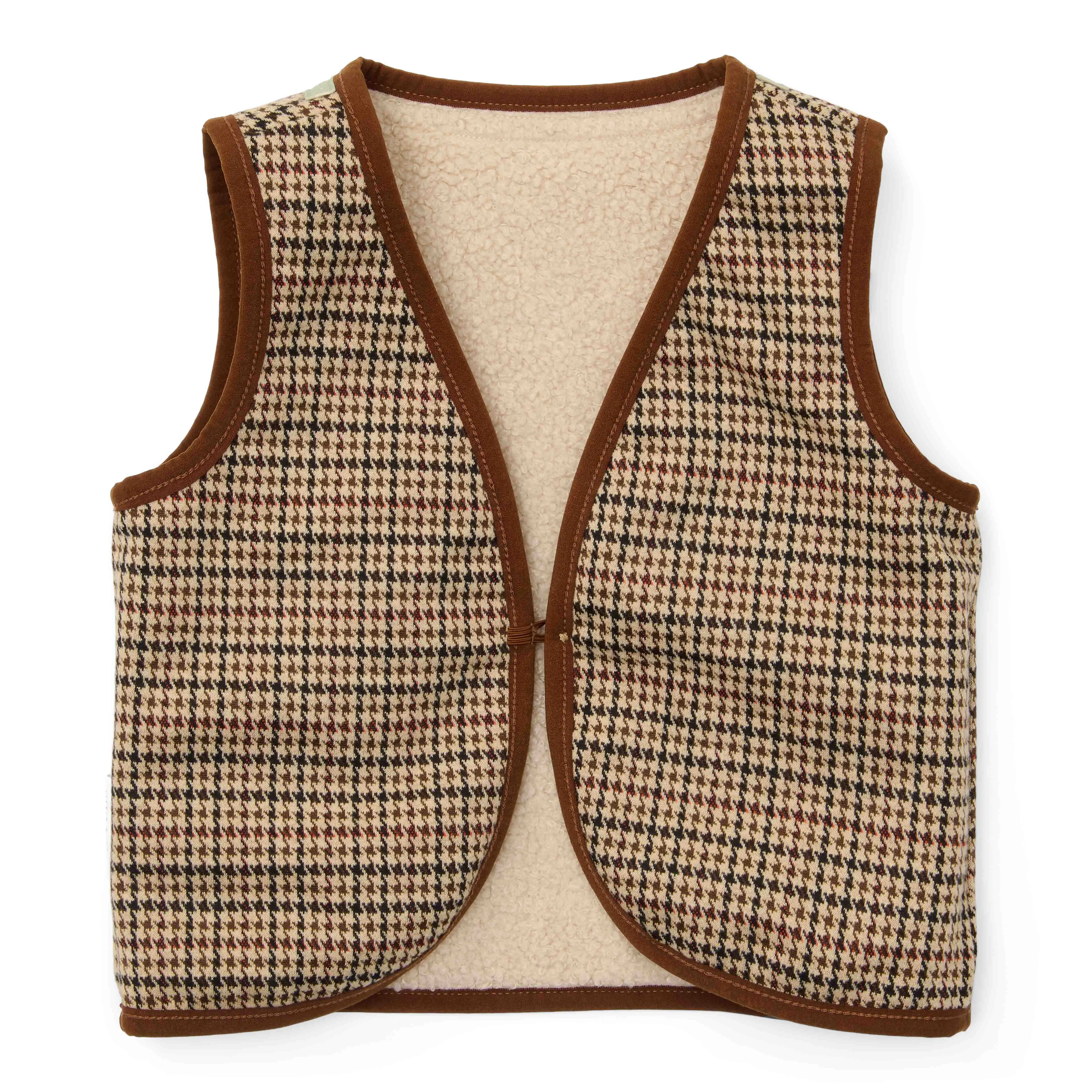 Little Dutch Kleuter Winter Omkeerbaar Gilet Sand | Zand