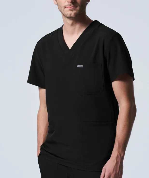 LT110 Landau Forward Men's 4-Pocket V-Neck Scrub Top