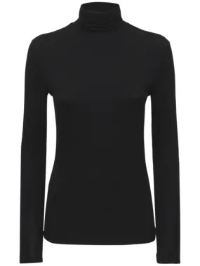 Max Mara   Dede stretch viscose turtleneck top 