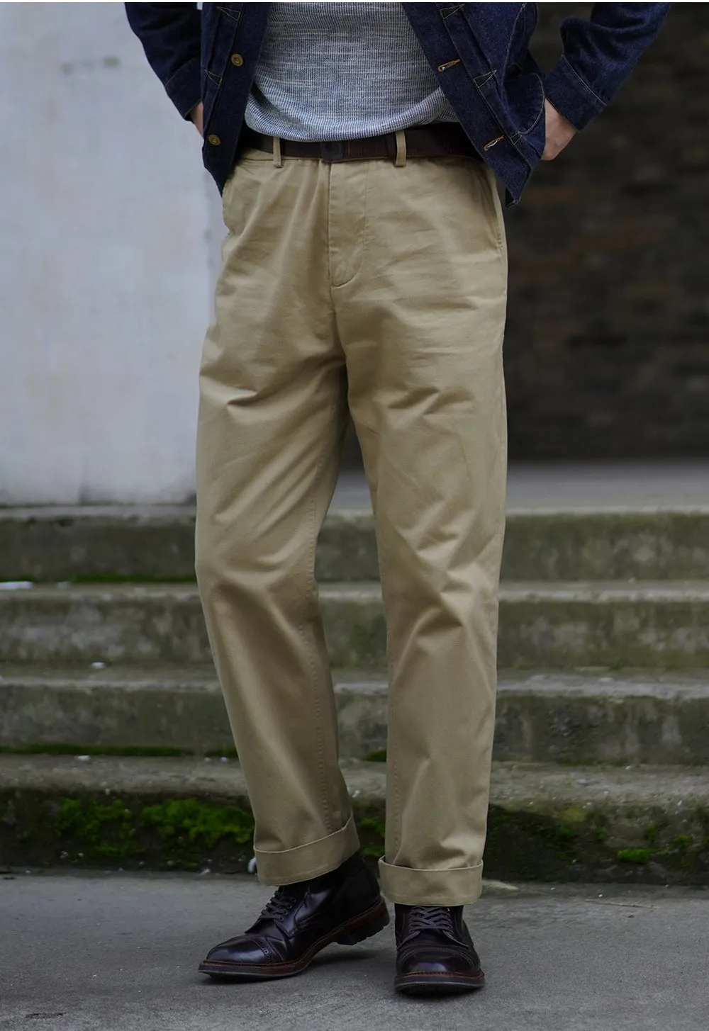 Men's 1940s Officer Chino Pants