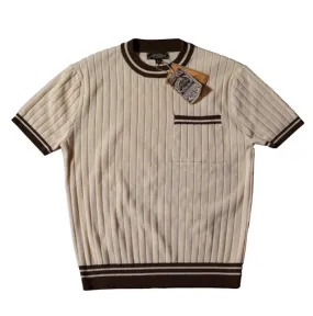 Men's Knit T-shirt 1940s Short Sleeves