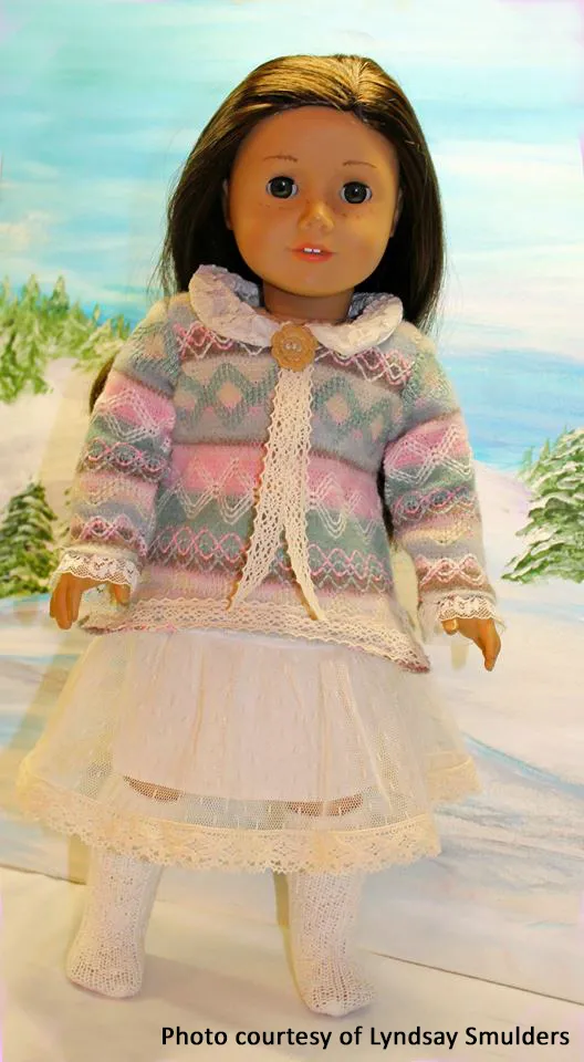 Mori Girl Winter Outfit 18 Inch Doll Sewing Pattern