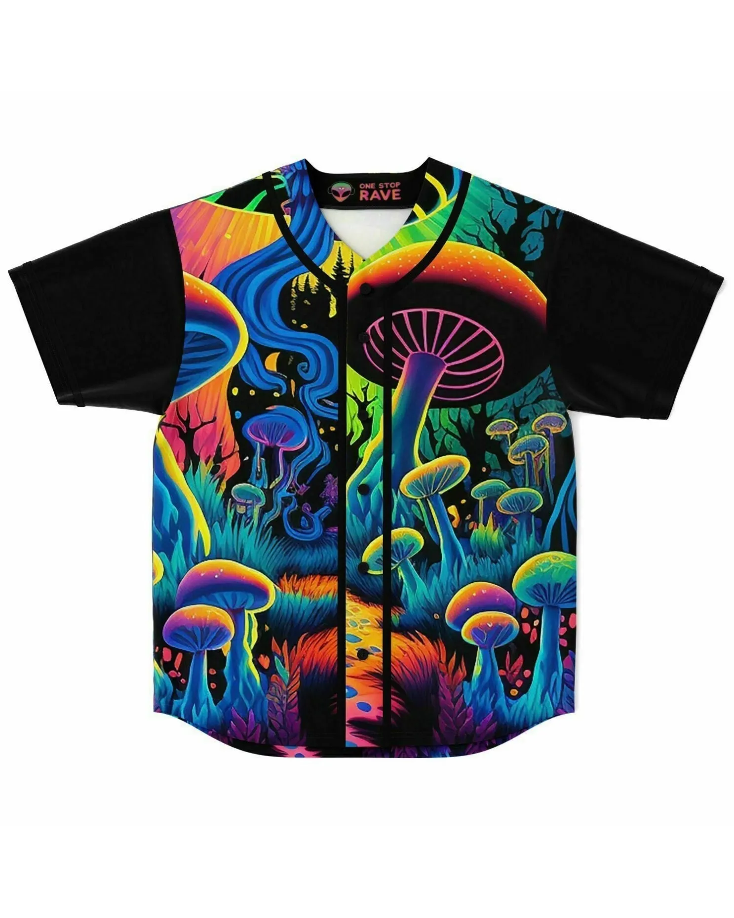 Mushroom Land Baseball Jersey