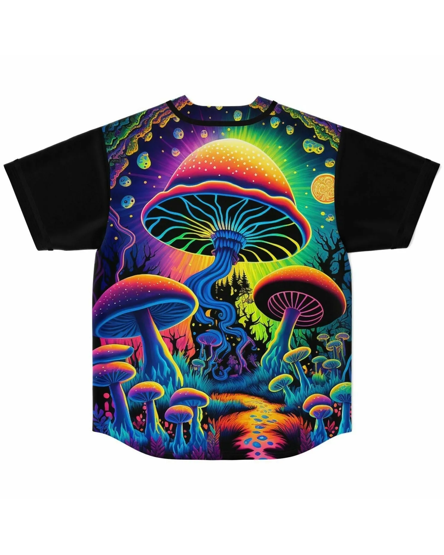 Mushroom Land Baseball Jersey