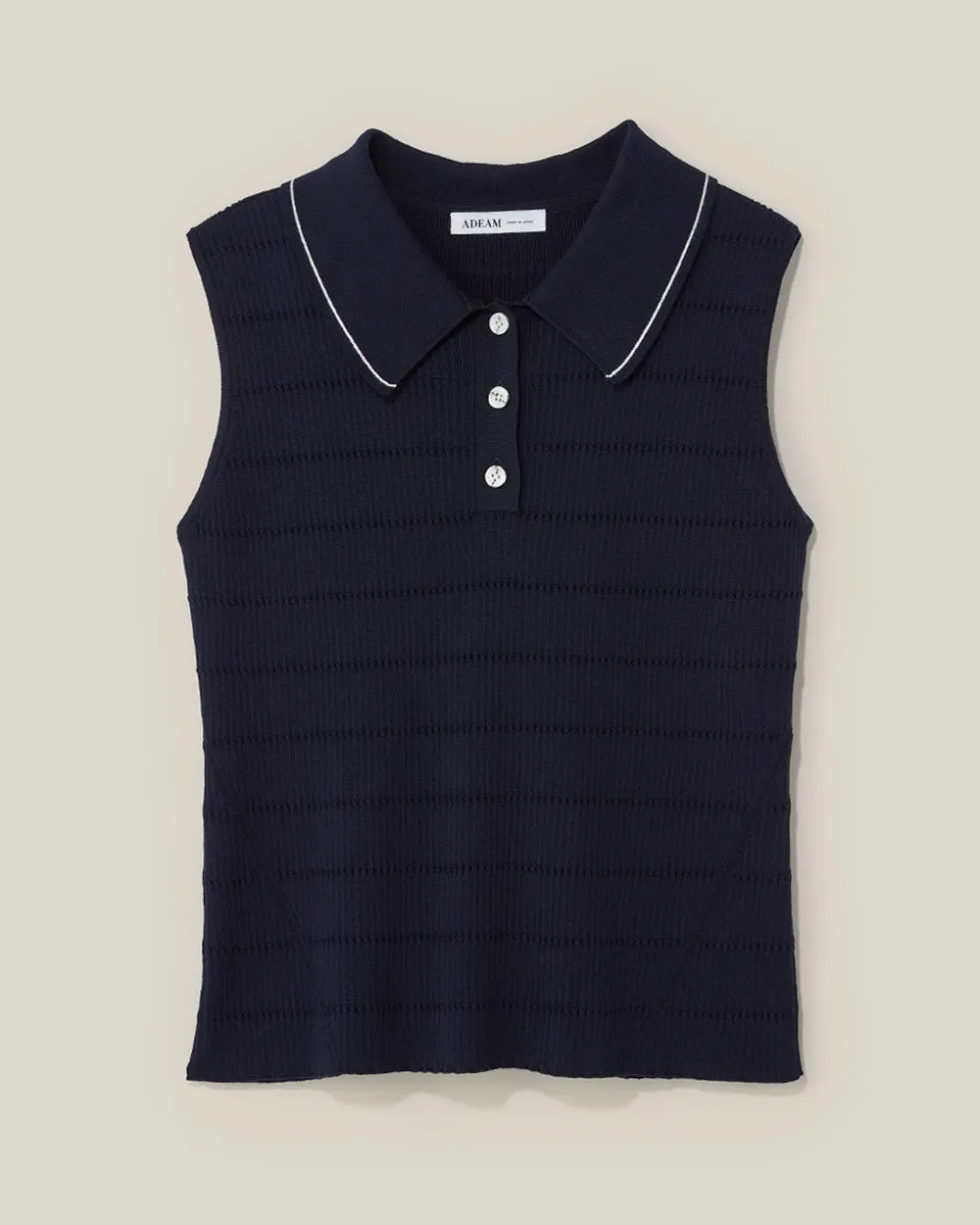 Navy Graf Knit Top