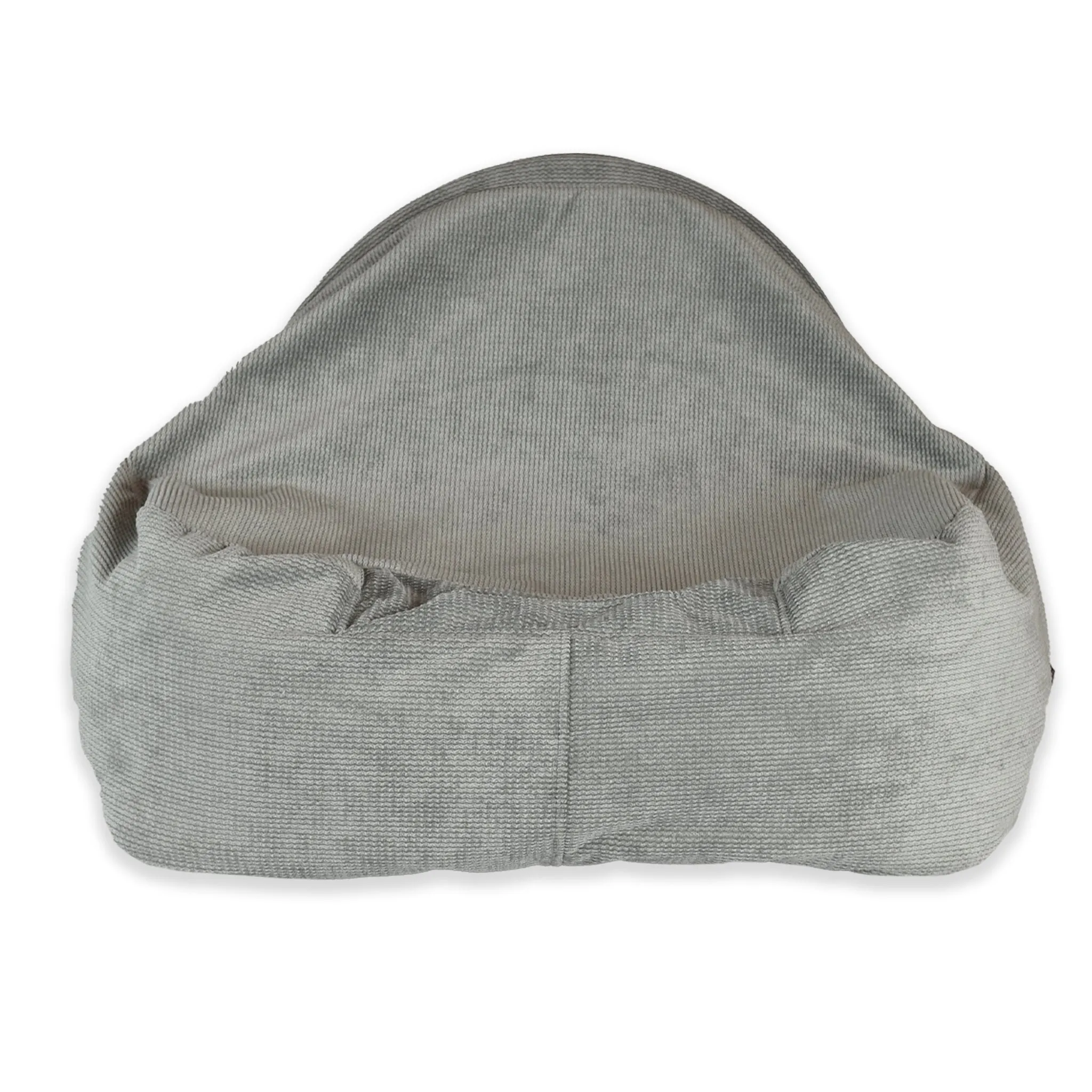 New! Snuggle Cave Bed - Modern Corduroy - Grey