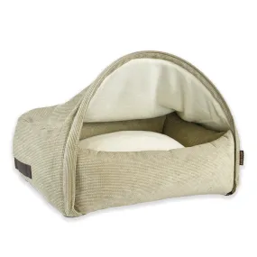 New! Snuggle Cave Bed - Modern Corduroy - Tan