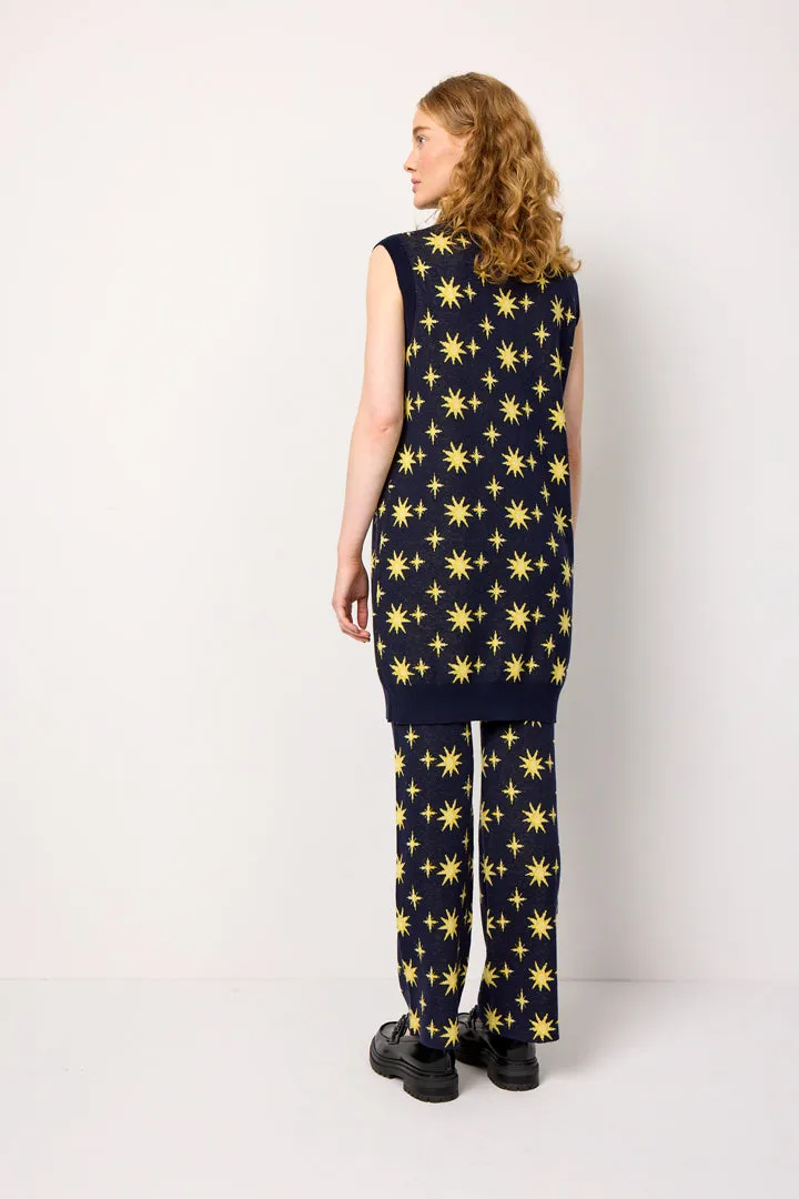 Orion Knit Vest - Midtnight Stars