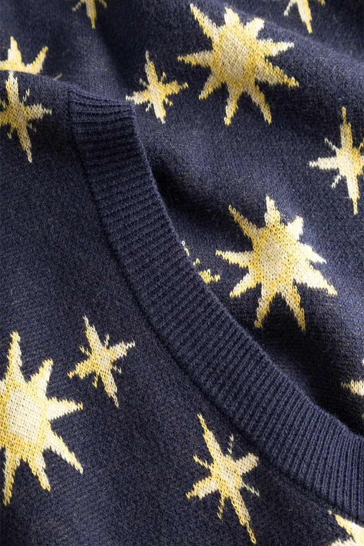 Orion Knit Vest - Midtnight Stars