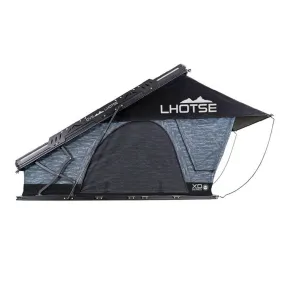 Overland Vehicle Systems XD Lhotse Clam Shell Aluminum Hard Shell Roof Top Tent - Blue Body & Black Rainfly