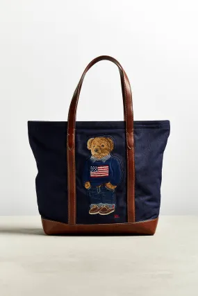 Polo Ralph Lauren American Flag Sweater Tote Bag